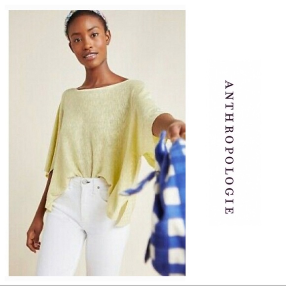 NWT Anthropologie Alicia Shimmer Pullover